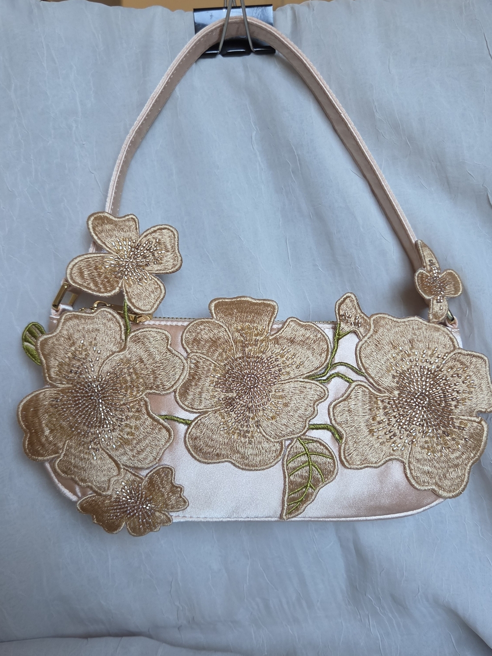 Leona Bead Embellished Shoulder Bag